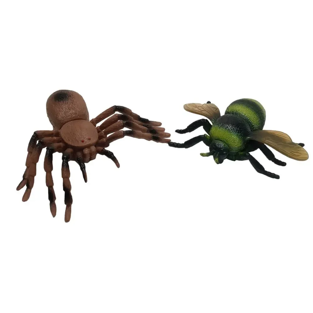 Realistic Fake Insects Spider Fly Bee 🕷️🐝🪰 Creepy Crawling Prank Prop Set